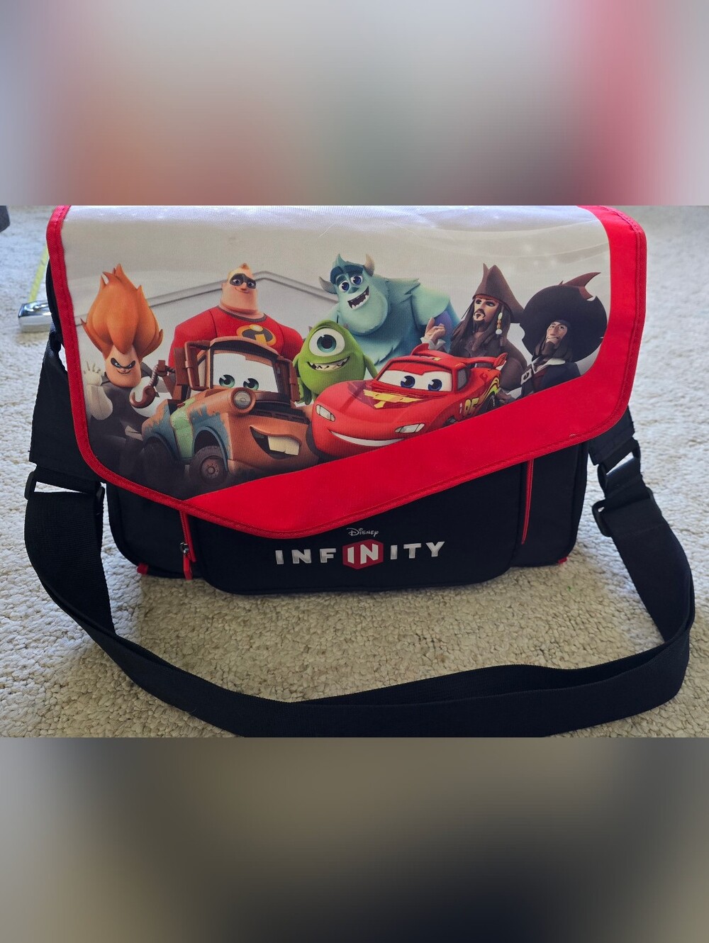 Disney Infinity Messenger Bag WITH Extras
